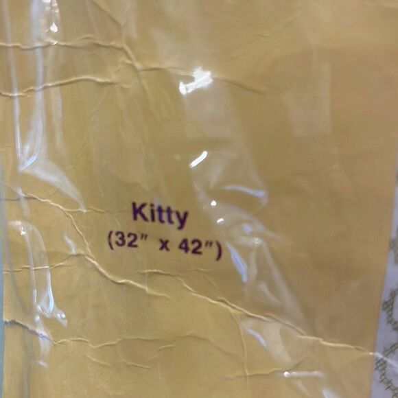 Titan Needlecraft -Peek-A Pals-Kitty Cross Stitch Quit - size 32” x 42” - Picture 4 of 7